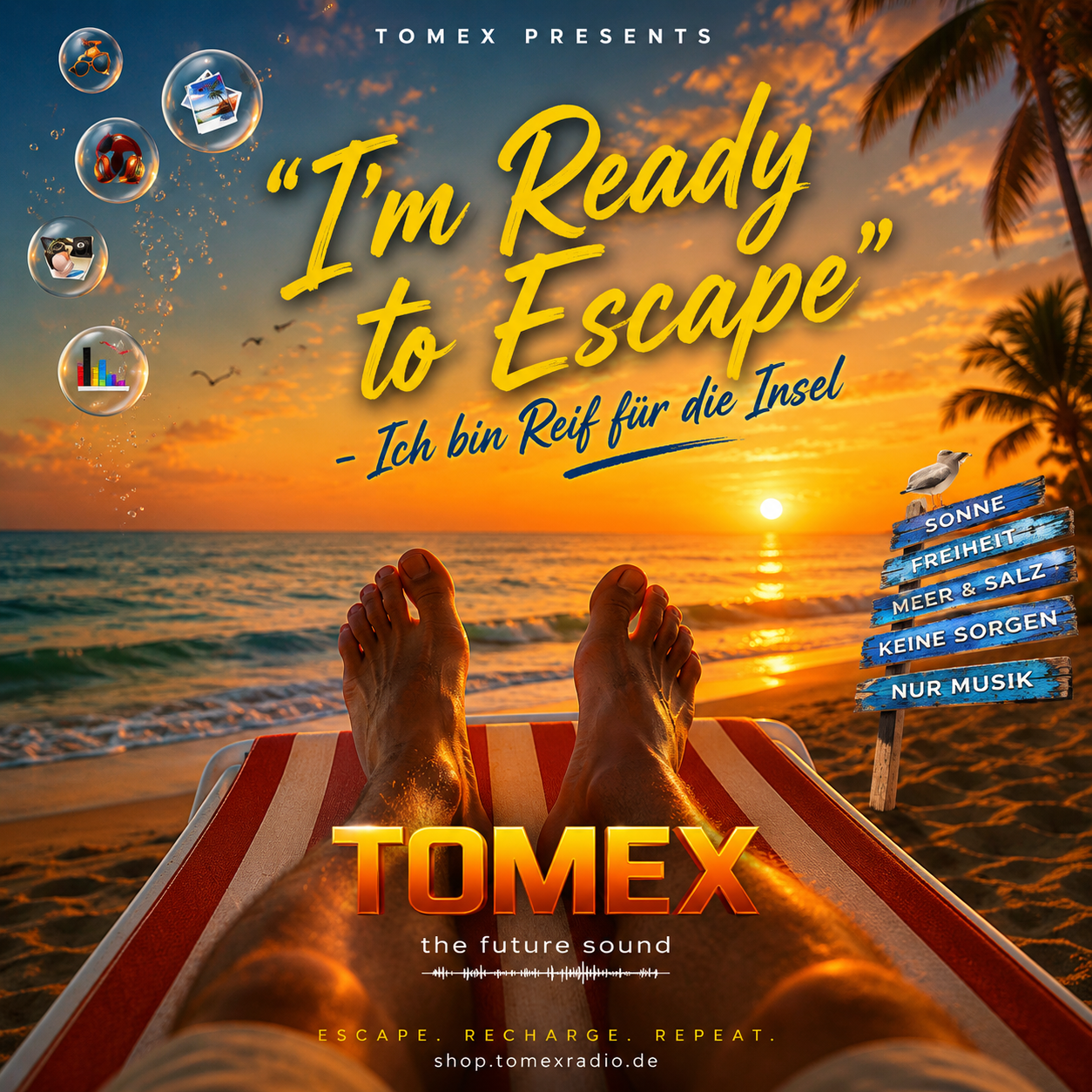 „I’m Ready to Escape“ - Ich bin Reif for the Island