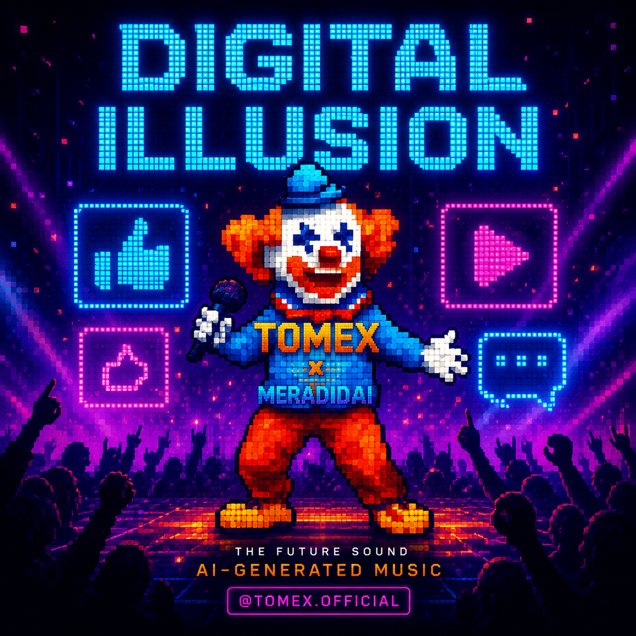 Welcome to the show, pixel clown (german)