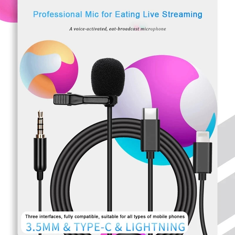 „Little Bee“ Ultra-kompaktes Lavaliermikrofon für Smartphones & Laptops