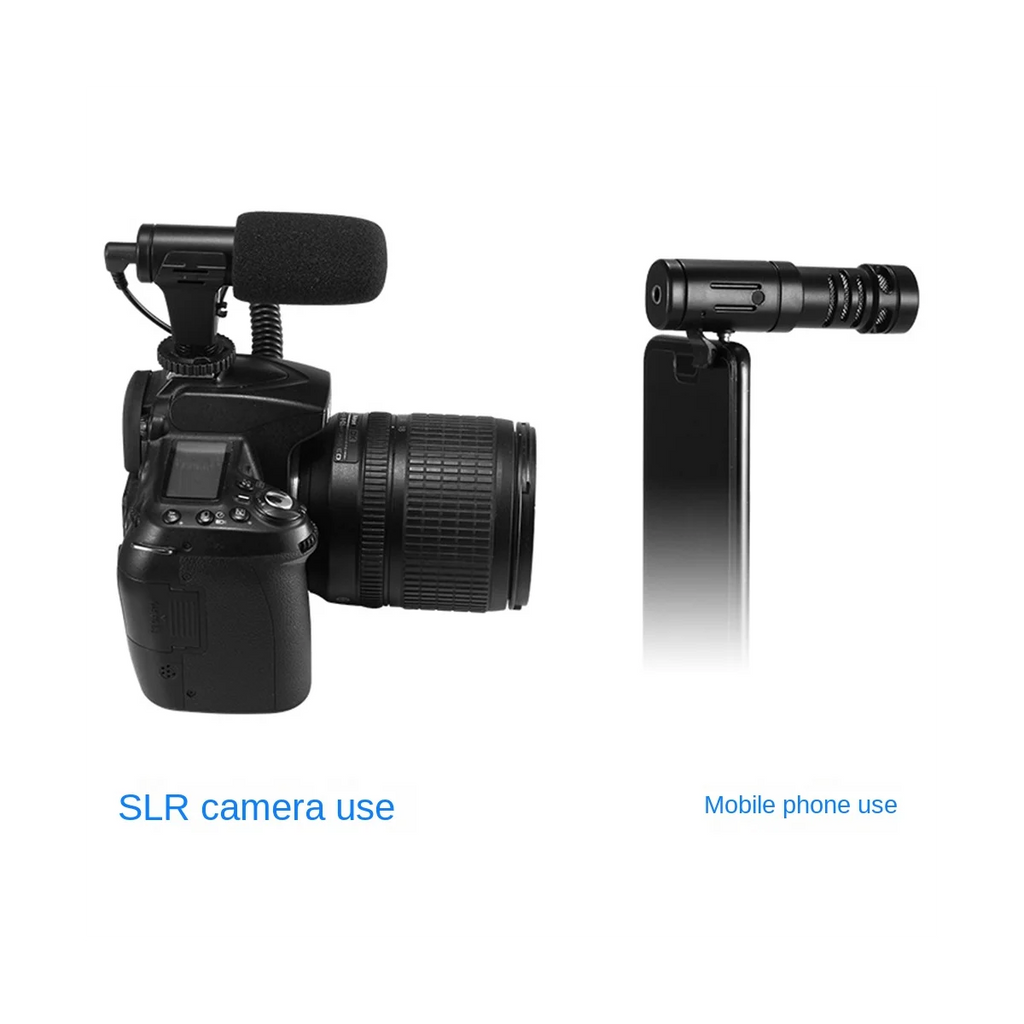 Pro-Video Mini On-Camera Microphone for DSLR & Smartphones (3.5mm)